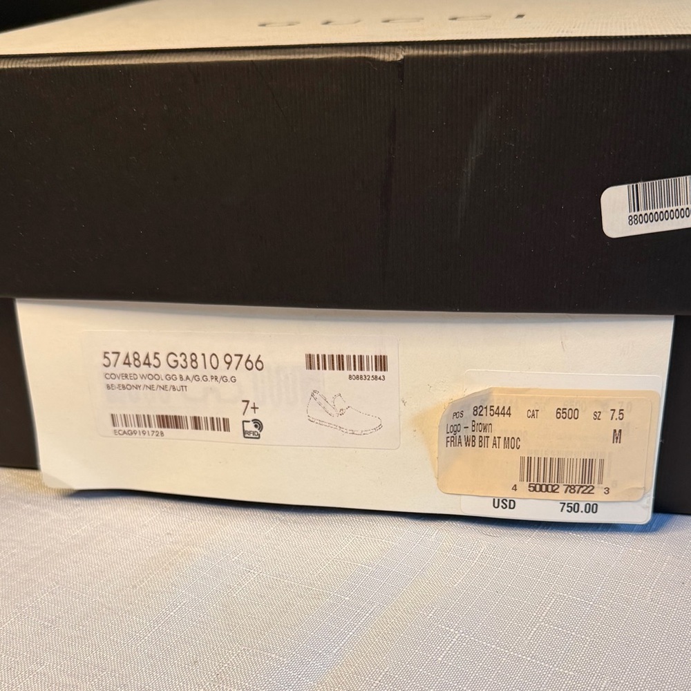 Gucci Fria Horsebit Wool GG Loafers - Picture 5 of 6